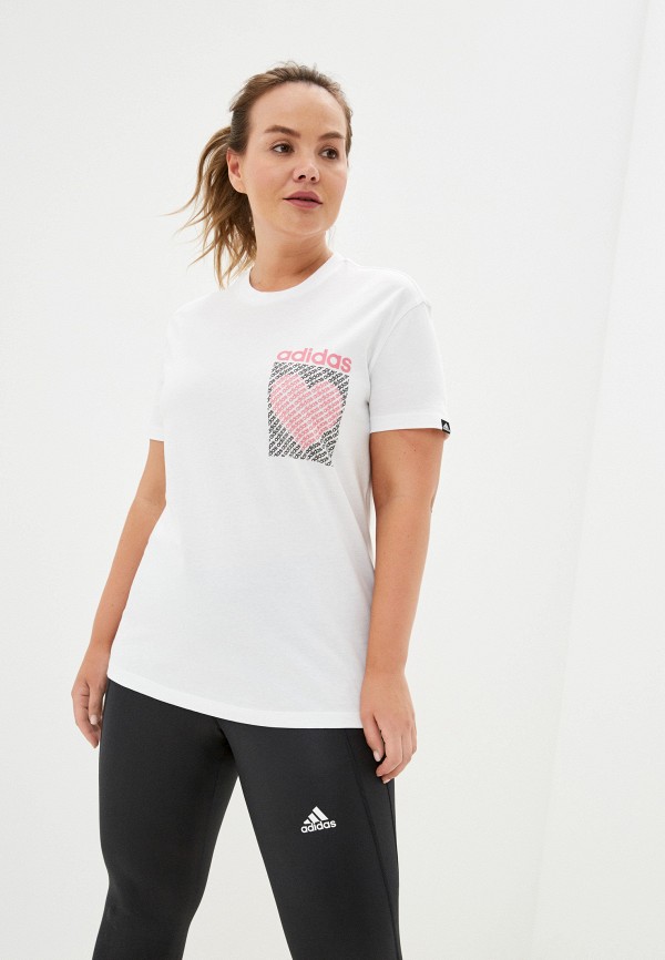 

Футболка adidas, Белый, W HRT G T
