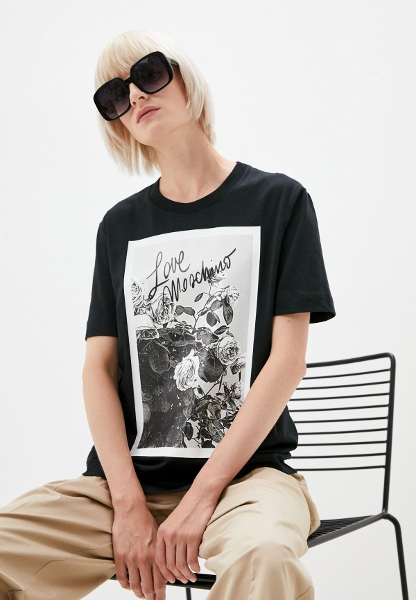 

Футболка Love Moschino, Черный