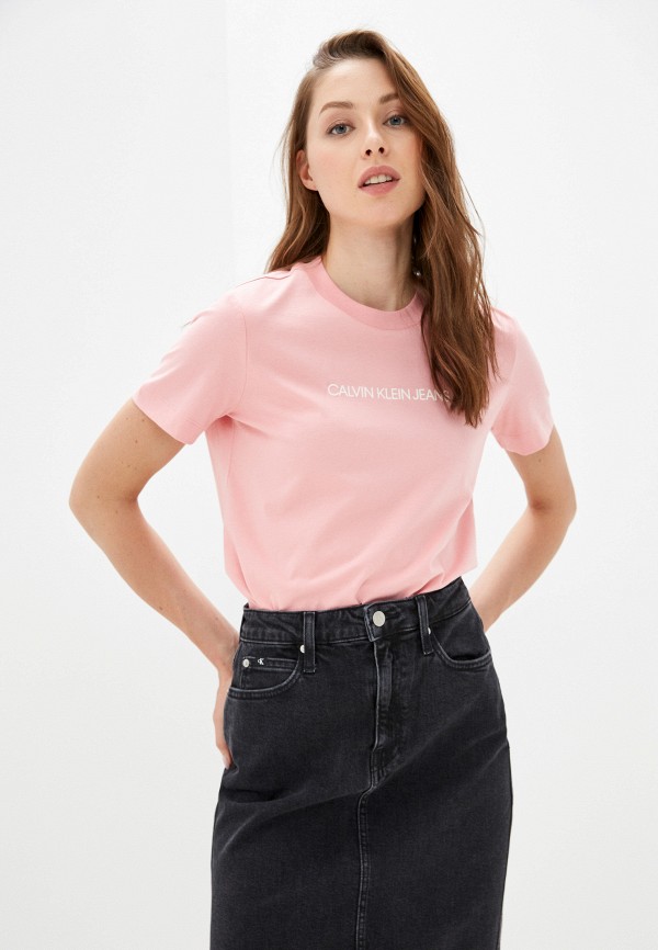

Футболка Calvin Klein Jeans, Розовый