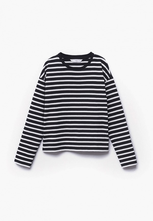 

Лонгслив Mango Kids, Черный, STRIPES