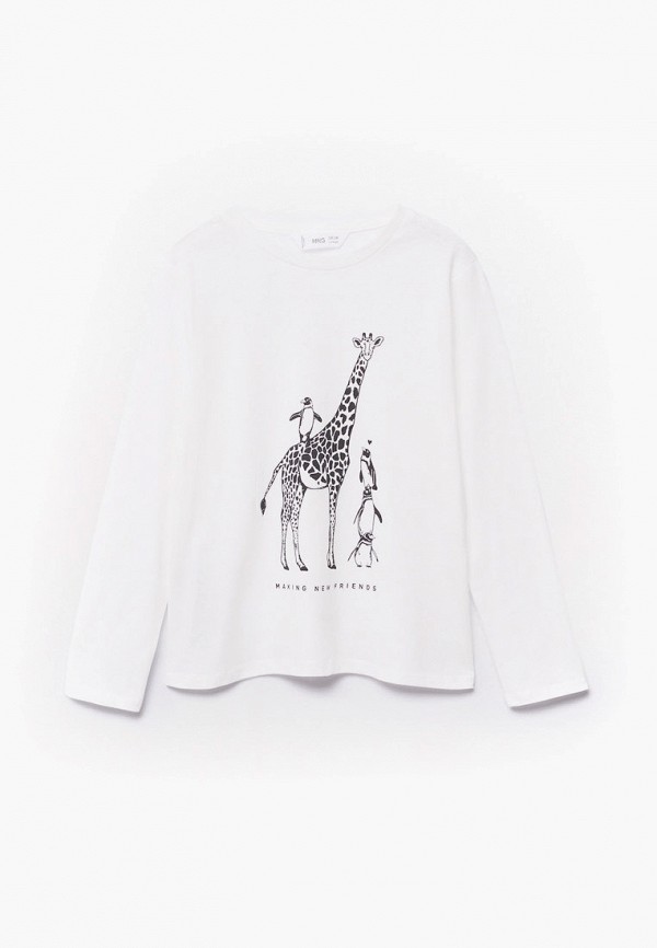 

Лонгслив Mango Kids, Белый, Mango Kids RTLAAM269201
