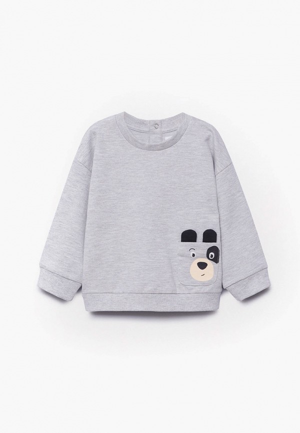 

Свитшот Mango Kids, Серый, WILD