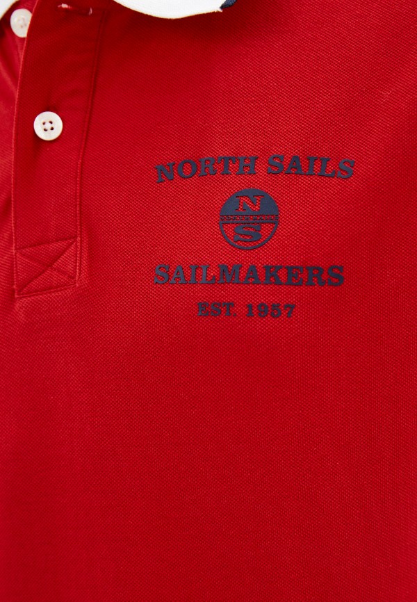 

Поло North Sails, Красный