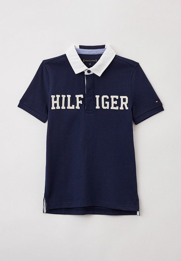 Поло Tommy Hilfiger синий KB0KB06357 RTLAAM323701