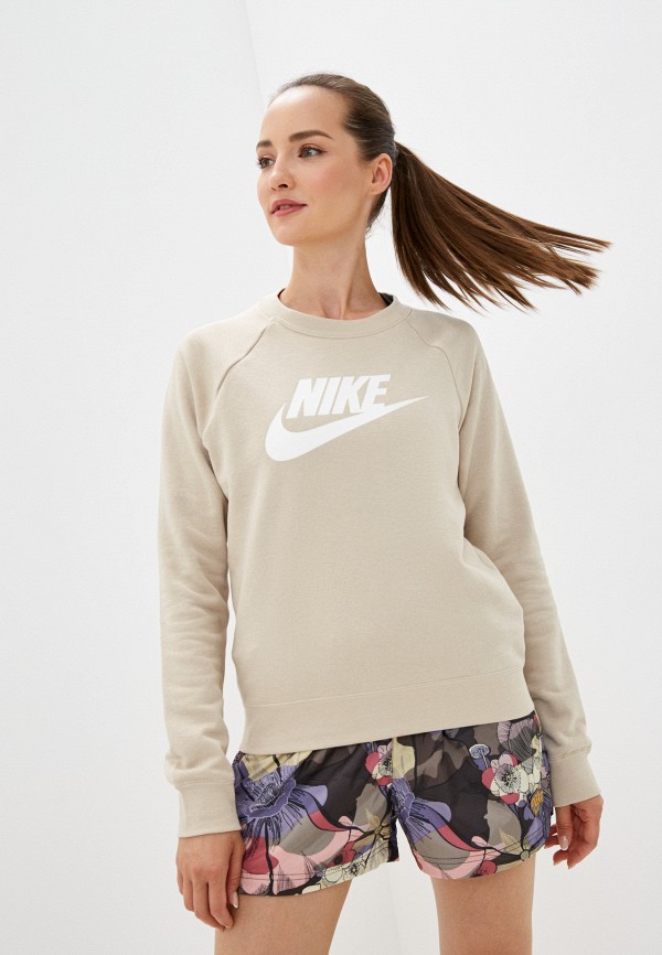 

Свитшот Nike, Бежевый, W NSW ESSNTL FLC GX CREW