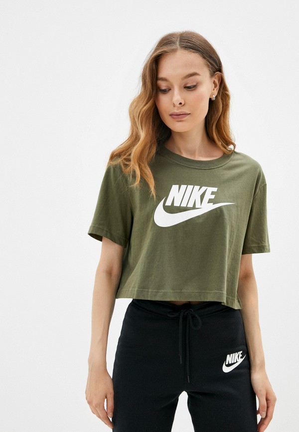 

Футболка Nike, Хаки, W NSW TEE ESSNTL CRP ICN FTR