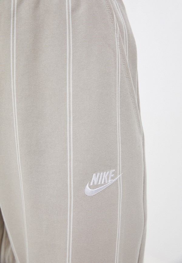 

Брюки спортивные Nike, Бежевый, W NSW JSY STRIPE HR PNT