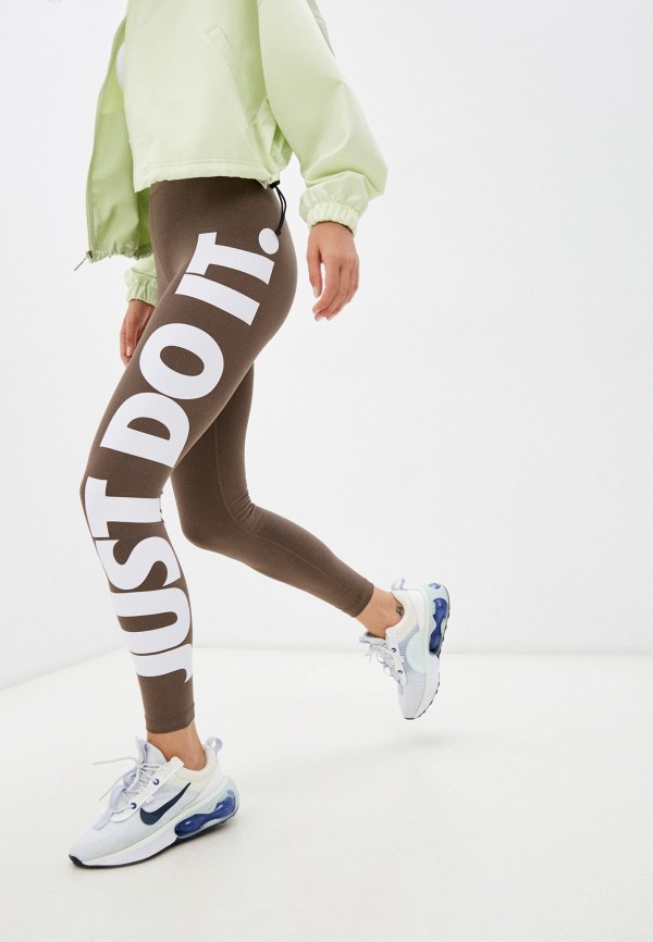 

Леггинсы Nike, Хаки, W NSW ESSNTL GX HR LGGNG JDI