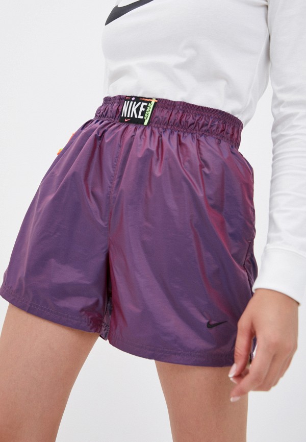 

Шорты спортивные Nike, Фиолетовый, W NSW WVN SHORT WASH HR