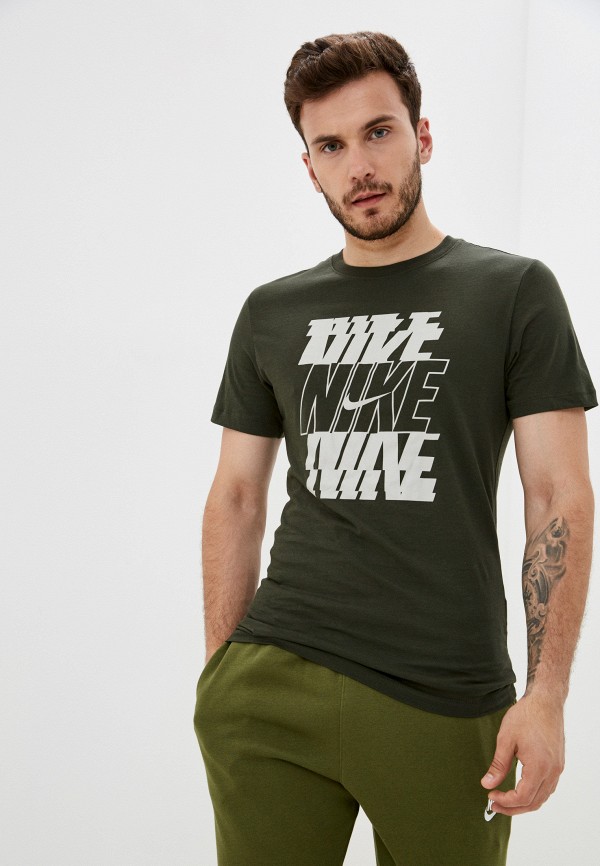 

Футболка Nike, Хаки, M NSW TEE SWOOSH/BLOCK 12MO