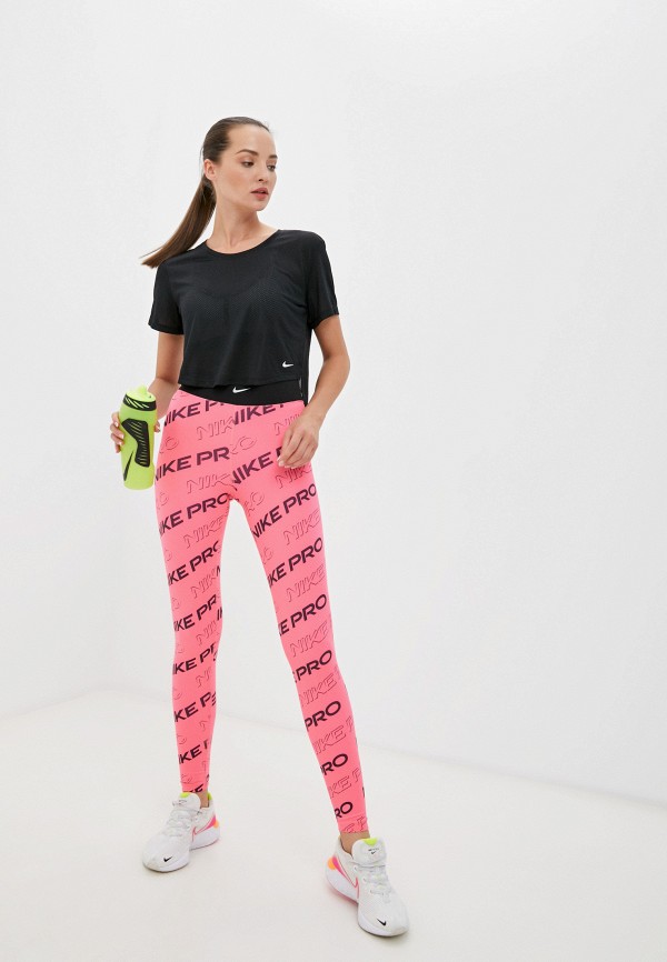 

Топ Nike, Черный, W NK ONE DF BREATHE SS TOP