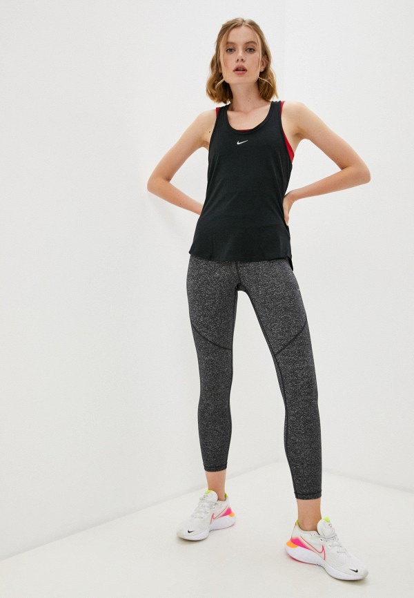 

Майка спортивная Nike, Черный, W NK ONE LUXE DF STD TWST TNK