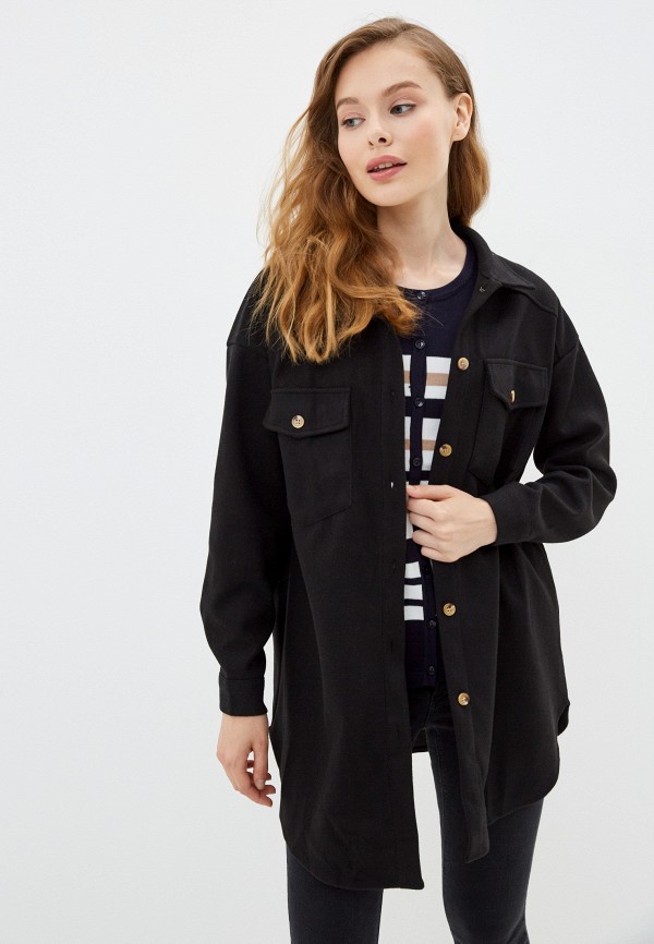 

Полупальто Elsi, Черный, Overshirt