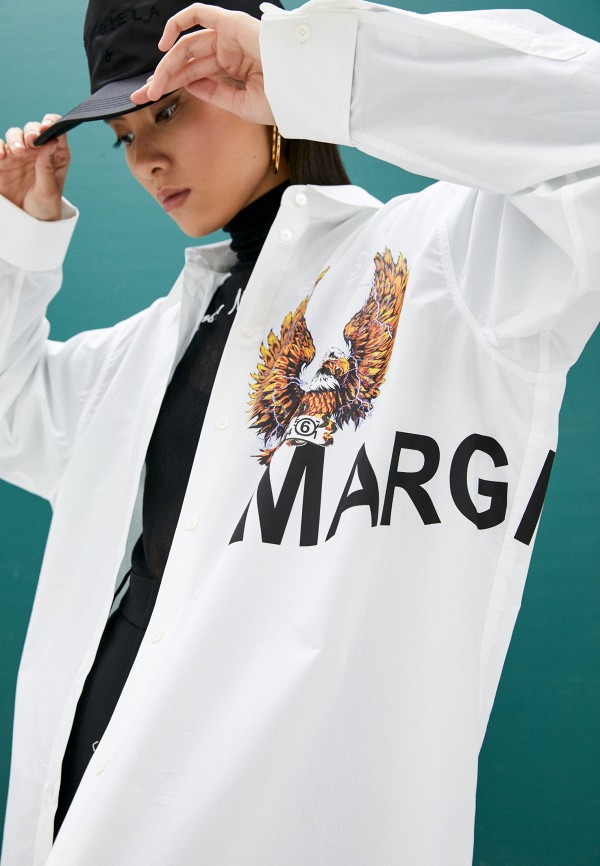 

Рубашка MM6 Maison Margiela, Белый