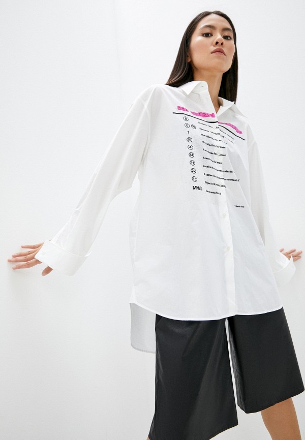 

Рубашка MM6 Maison Margiela, Белый