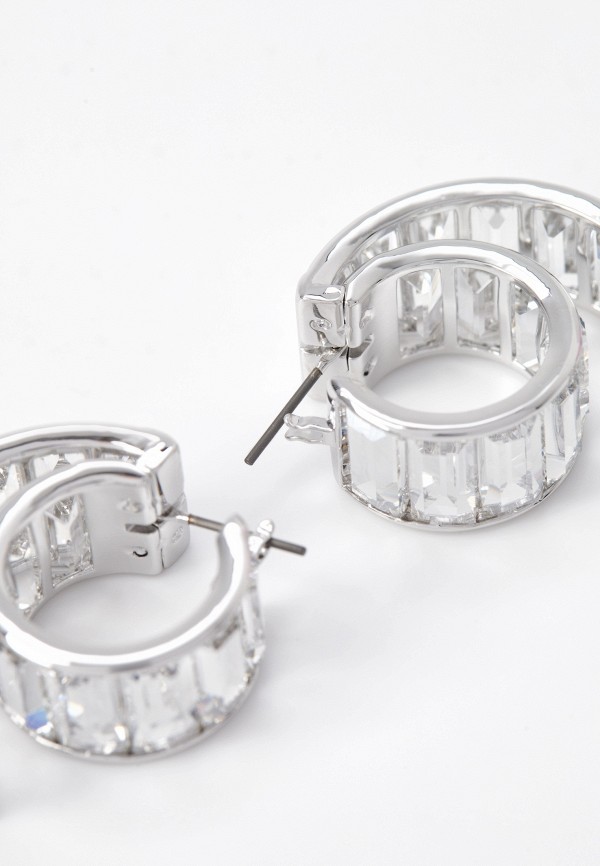 Серьги Swarovski® серебряный, размер 00, фото 3