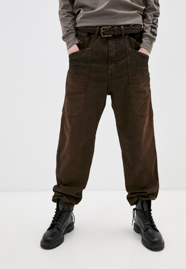 

Брюки Diesel, Коричневый, D-FRANKY-CARPENTER-S Exclusive for Lamoda