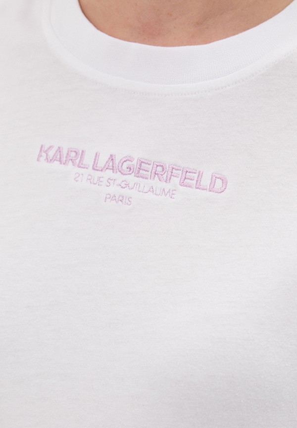 

Футболка Karl Lagerfeld, Розовый