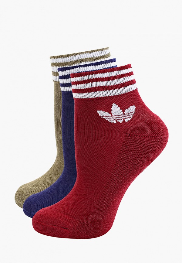 

Носки 3 пары adidas Originals, Разноцветный, TREF ANK SCK HC