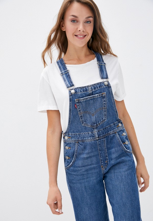

Комбинезон джинсовый Levi's®, Синий, LOOSE OVERALL