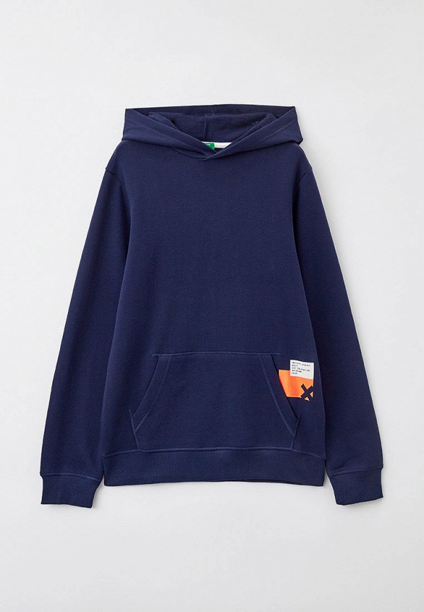 

Худи United Colors of Benetton, Синий, United Colors of Benetton RTLAAM608301