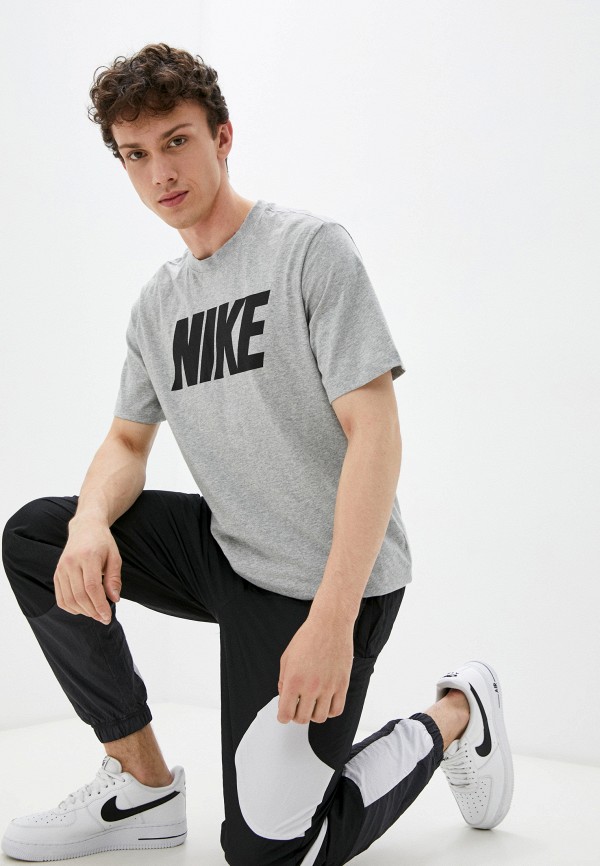 

Футболка Nike, Серый, M NSW TEE ICON NIKE BLOCK