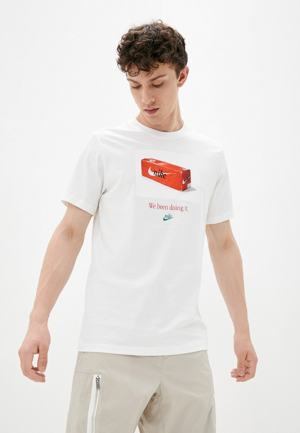 

Футболка Nike, Белый, M NSW TEE SWOOSH 50 PHOTO