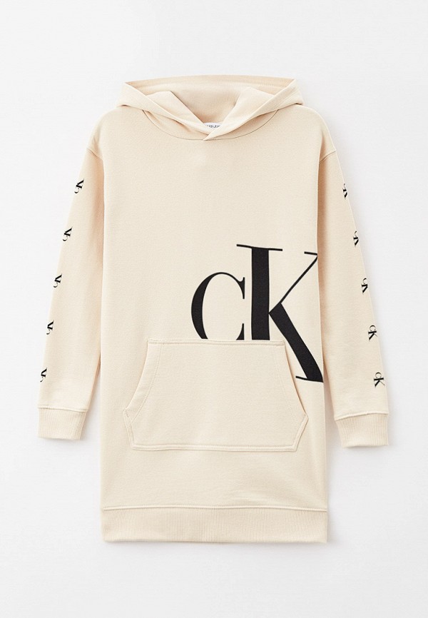 

Платье Calvin Klein Jeans, Бежевый