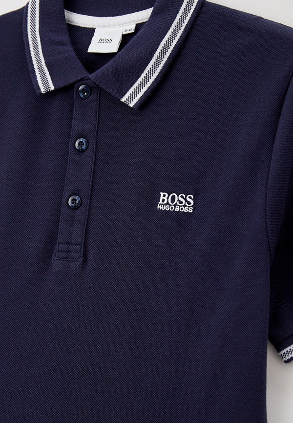 

Поло Boss, Синий