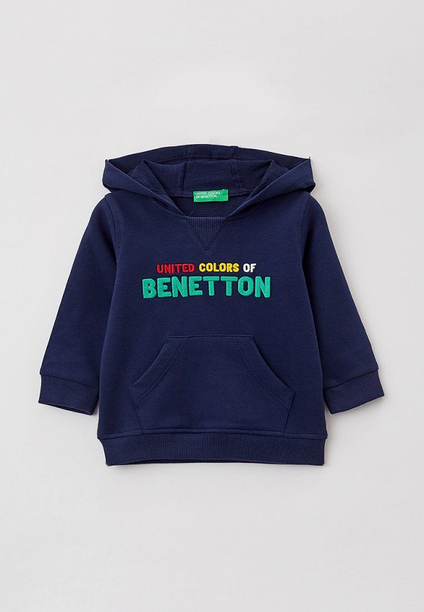 

Худи United Colors of Benetton, Синий, United Colors of Benetton RTLAAM647901
