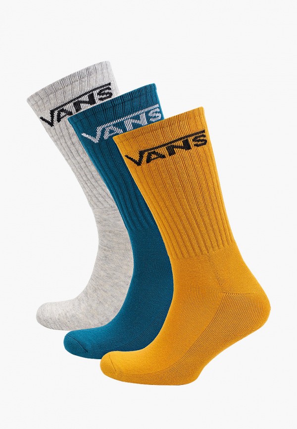 

Носки 3 пары Vans, Разноцветный, CLASSIC CREW (9.5-13, 3PK)