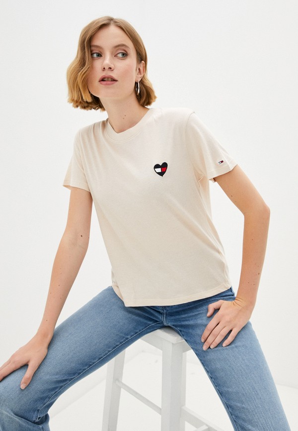 

Футболка Tommy Jeans, Бежевый