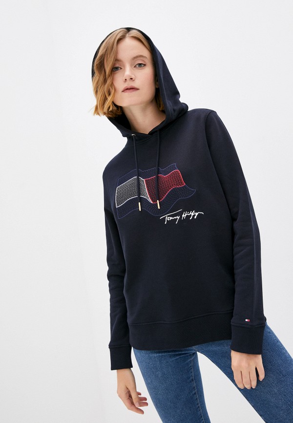 Худи Tommy Hilfiger синий WW0WW33105 RTLAAM667901