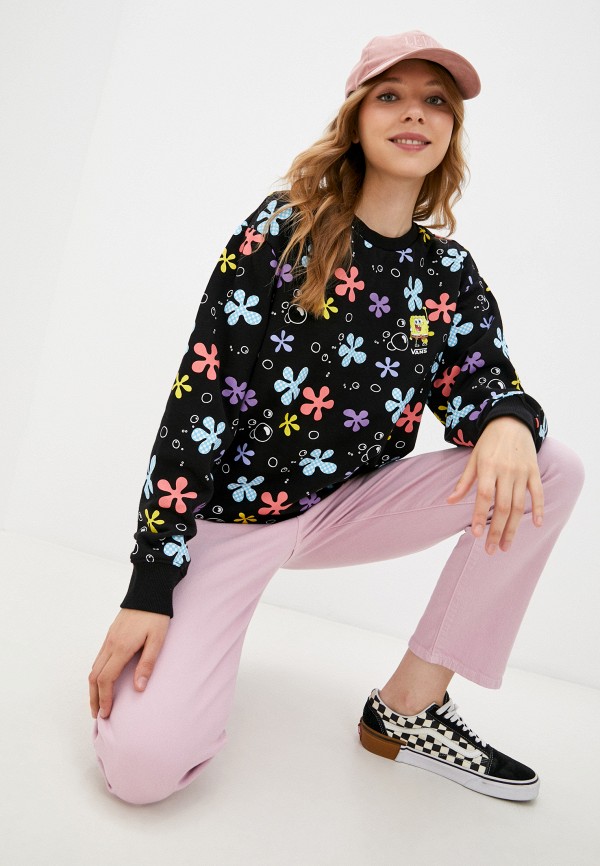 

Свитшот Vans, Черный, VANS X SPONGEBOB ALOHA CREW