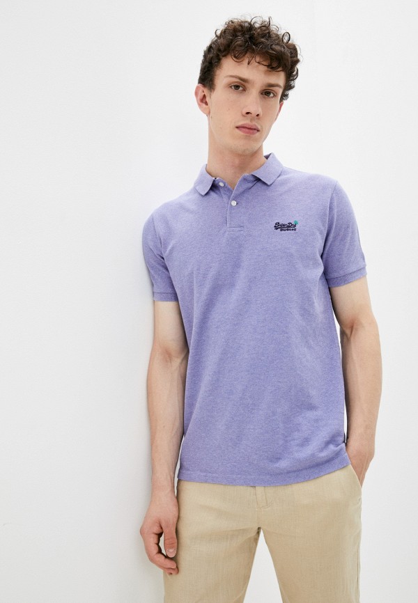 

Поло Superdry, Фиолетовый