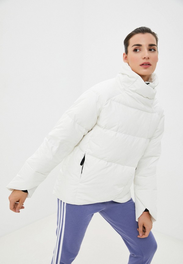 

Пуховик adidas, Белый, W BIG BAFFLE J