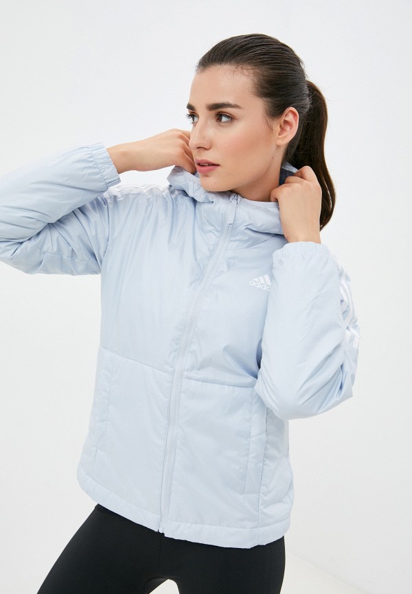 

Куртка утепленная adidas, Голубой, W ESS INS HO J