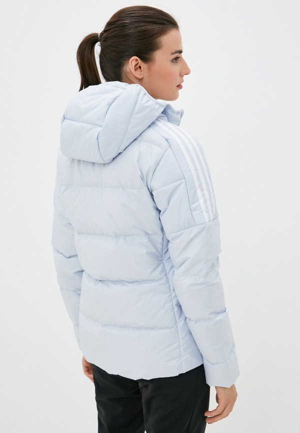 

Пуховик adidas, Голубой, W ESS MID D H J