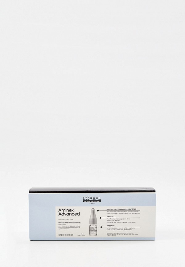 

Лосьон для волос L'Oreal Professionnel, Прозрачный, в монодозах Serie Expert Aminexil Advanced от выпадения волос, 42х6 мл