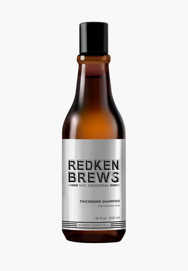 

Шампунь Redken, Прозрачный, мужской уплотняющий Redken Brews Thickening, 300 мл