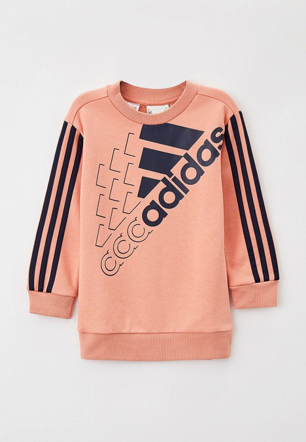 

Свитшот adidas, Коралловый, LOGO SWEAT