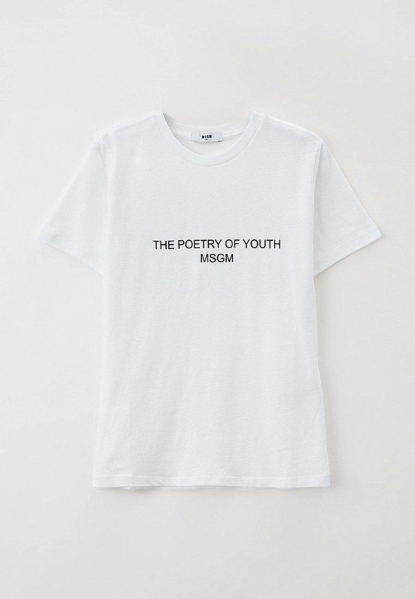 

Футболка MSGM Kids, Белый, MSGM Kids RTLAAM799001