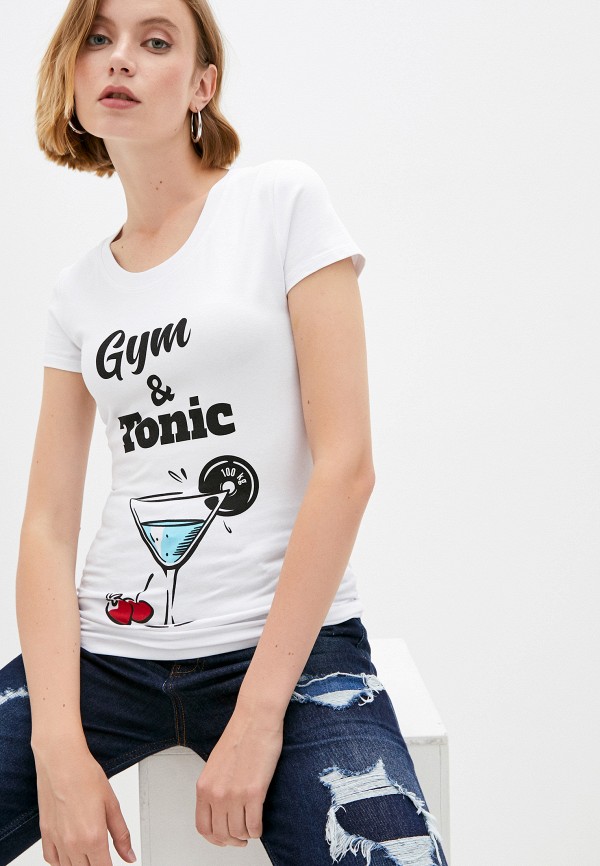 

Футболка Love Moschino, Белый, Love Moschino RTLAAM799201