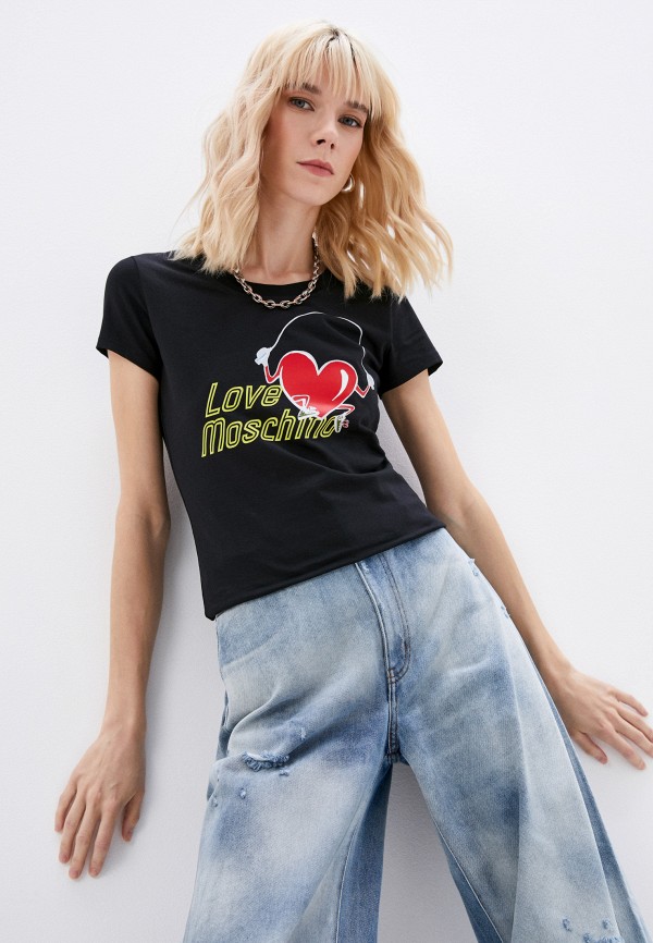 

Футболка Love Moschino, Черный, Love Moschino RTLAAM799501
