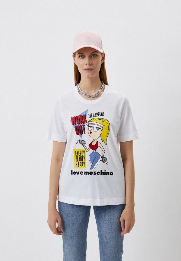 

Футболка Love Moschino, Белый