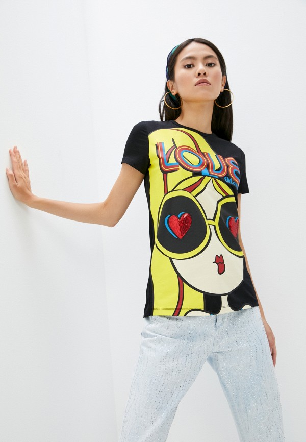 

Футболка Love Moschino, Черный