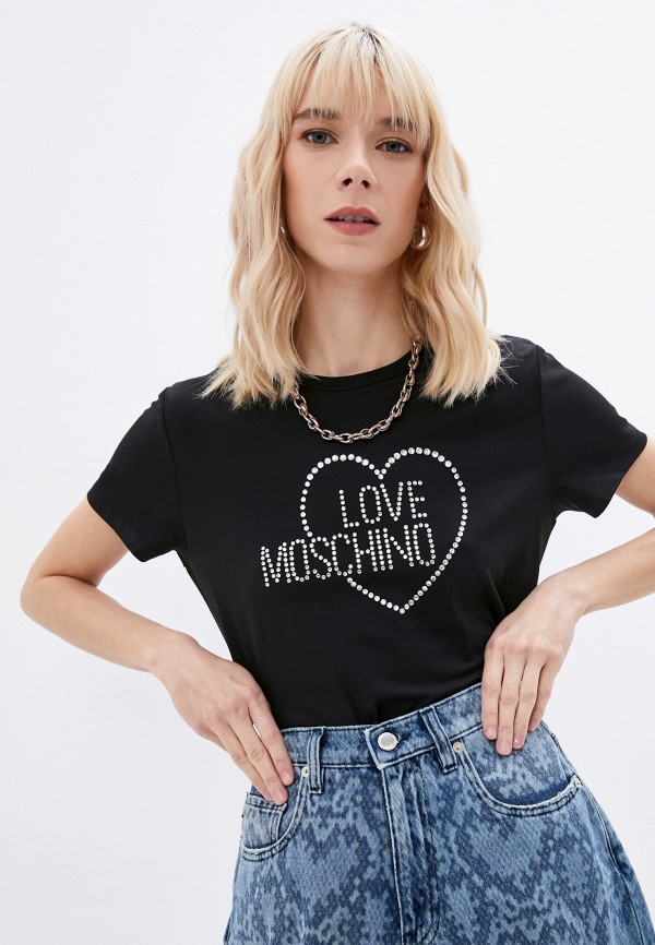 

Футболка Love Moschino, Черный