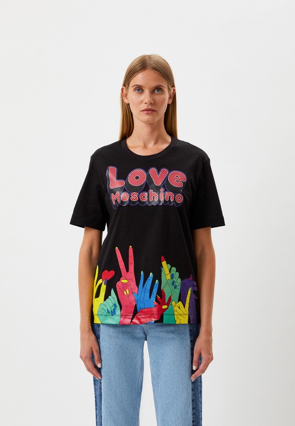 

Футболка Love Moschino, Черный