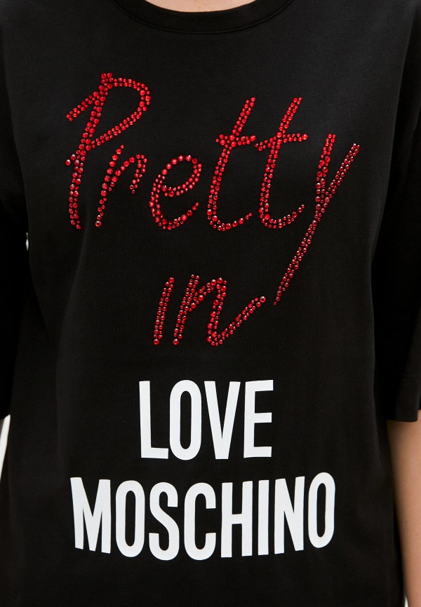 

Футболка Love Moschino, Черный