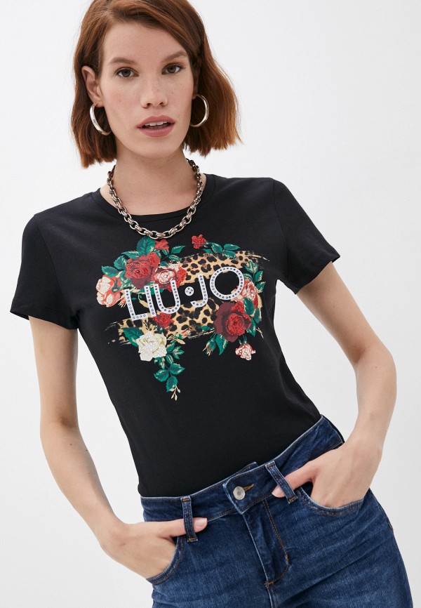 

Футболка Liu Jo, Черный, Liu Jo RTLAAM814601